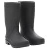 VidaXL Black Rain Boots Size 38-46 PVC