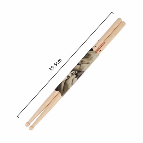 Two 7a Hickory Teardrop Drumsticks, Perfect for Practice, Perfect for Beginners, Kids, Students, and Adults, Perfect as a Birthday Gift