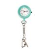 Nursery Short Chain Watch with Date and Day Display Inverted Dial Nurse Watch Nursing Pulse Measurement Scale Luminous Emerald 1279268A Nurse Goods