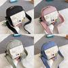 Canvas Small Crossbody Bag For Women With Mobile Pocket And Color Blocking Design For Daily Use