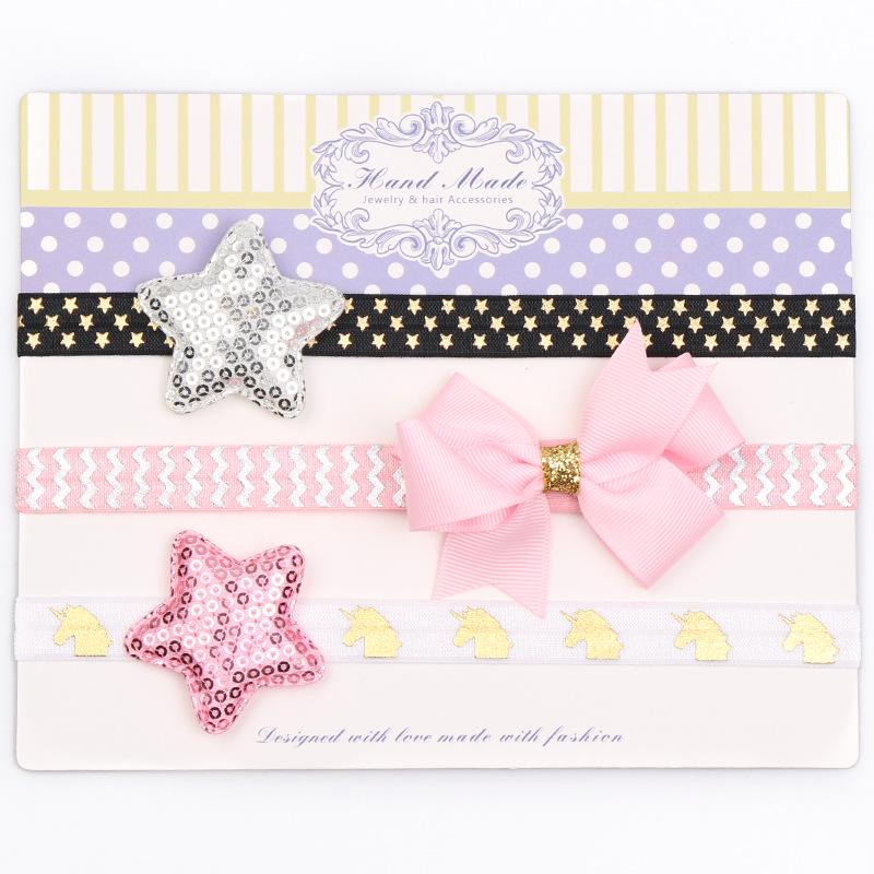 3 шт. милая детская повязка на голову с заячьими ушками, эластичная повязка для волос с бантом и цветком, повязки на голову для маленьких девочек, детский тюрбан, набор аксессуаров для волос