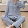 Женские брюки с длинным рукавом, хлопковая пижама, Dormir Lounge Sleepwear, однотонная белая пижама для спальни, домашняя одежда, женская пижама