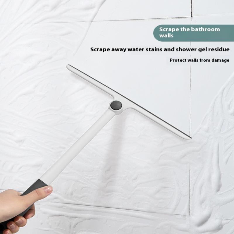Вращающийся на 360 градусов скребок для душа, скребок для стеклоочистителей, скребок для очистки с силиконовым держателем, скребок для зеркала в ванной комнате, чистка