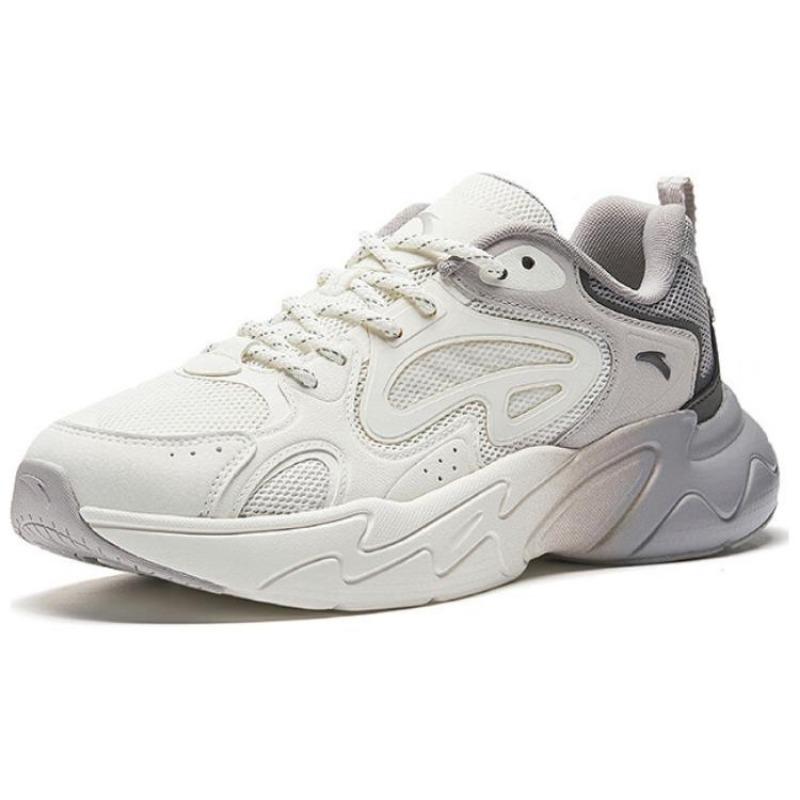 Anta Women's Pulse Low-Top Casual Shoes White/Grey 122528856-3