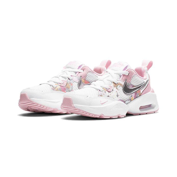 Nike Air Max Fusion SE Удобные Круглый носок Устойчивые к истиранию Дышащие Низкие Детские Lifestyle Обувь Розовый Белый CZ6584-100