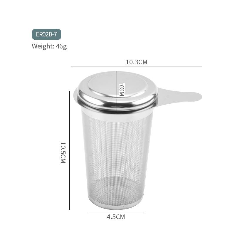 304 Stainless Steel Tea Strainer Reusable Tea Drain Tea Infuser Tea Leaf Spice Tea Filter Kitchen Accessories