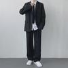 Men's Trendy Korean-Style Casual Suit Set - Small, Handsome Streetwear Jacket