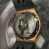 Мужские скелетные автоматические часы Haofa с 80-часовым запасом хода, полый циферблат, люминесцентные, водостойкие, наручные часы, подарок