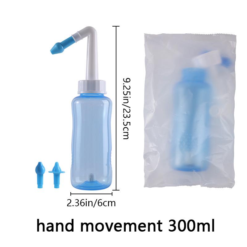 Профессиональный очиститель для промывания носа Назальный ирригатор Бутылка для промывания Защита от аллергического ринита Взрослые Дети уход Нетти-поты