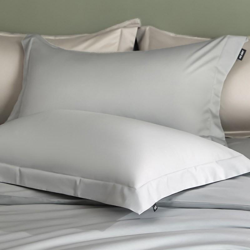 Premium 100% Cotton Pillowcase 48x74cm Hotel-Grade Long Staple Pillow Cover Bedding Set