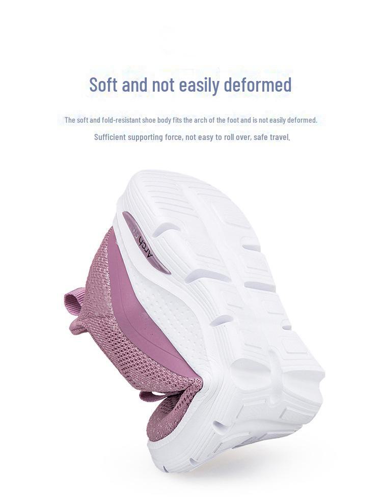 Дышащая нескользящая обувь для ходьбы для мужчин и женщин на весну и осень — идеально подходит для активных людей среднего и пожилого возраста