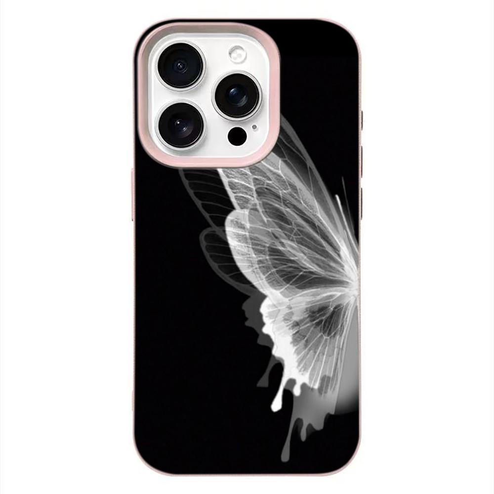Ice Butterfly Case For IPhone 17 Cases IPhone 15 11 12 13 14 Pro Max 16E 16 Plus Stylish Patterned Design Phone Cover