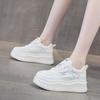 Student Color Matching Platform White Shoes Women's Spring and Autumn Versatile Height Increase Lightweight Casual Sports Shoes