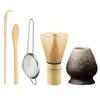 4 ШТ/5 ШТ/Набор Бамбуковая чайная ложка Венчик для матча Чайная ложка и совок Чайные ситечки Инструменты для приготовления чая