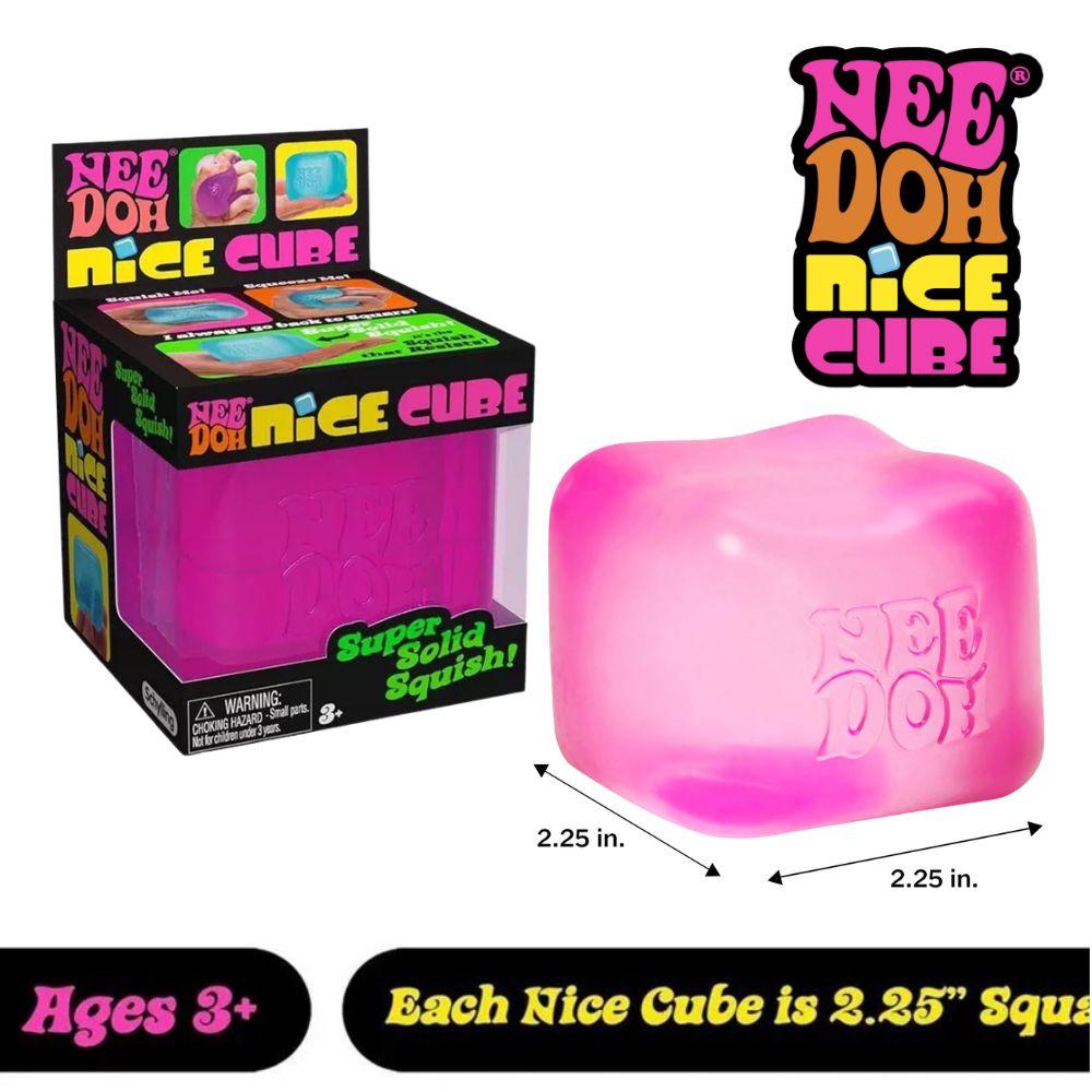 Needoh Nice Cube Антистресс Сенсорный, Игрушка от Тревоги и Для Концентрации, Сенсорный Куб Настольный Для Взрослых И Детей