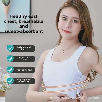 Бесшовный корсетный жилет для женщин: Подходит для всех размеров, форм и стройности бюста, идеально подходит для занятий спортом и повседневной носки.
