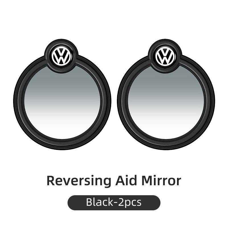 RSQ1 Car Stickers Rearview Mirror Auxiliary Blind Spot Assist Mirror with Suction Cup For VW Scirocc Beetle Tiguan Sharan Touran