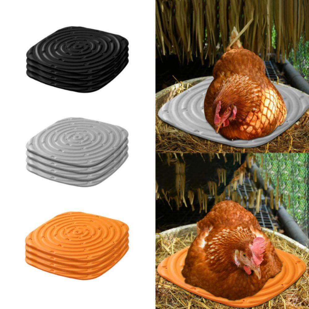2/4pcs Reusable Chicken Bedding Mats Heat-resistant Nest Box Pad Chicken Laying Mats  Hen House