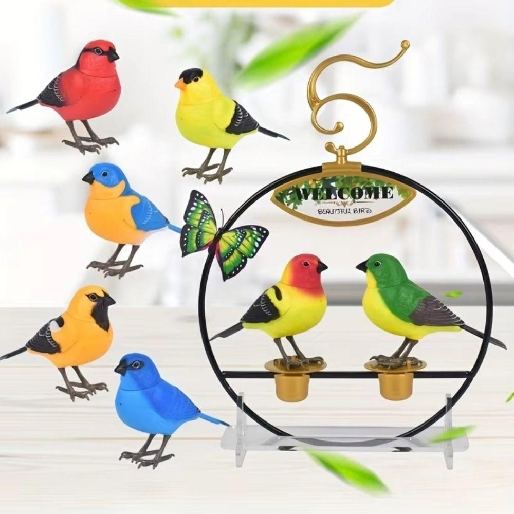 Artificial Bird Interactive Bird Toy Simulation Robot Birds Electric Singing Bird  Children Gift