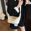 Large Capacity Women's Underarm Bag Women's 2025 Summer New Trendy Soft Leather Dumpling Bag Commuter Fashion Shoulder Messenger Bag