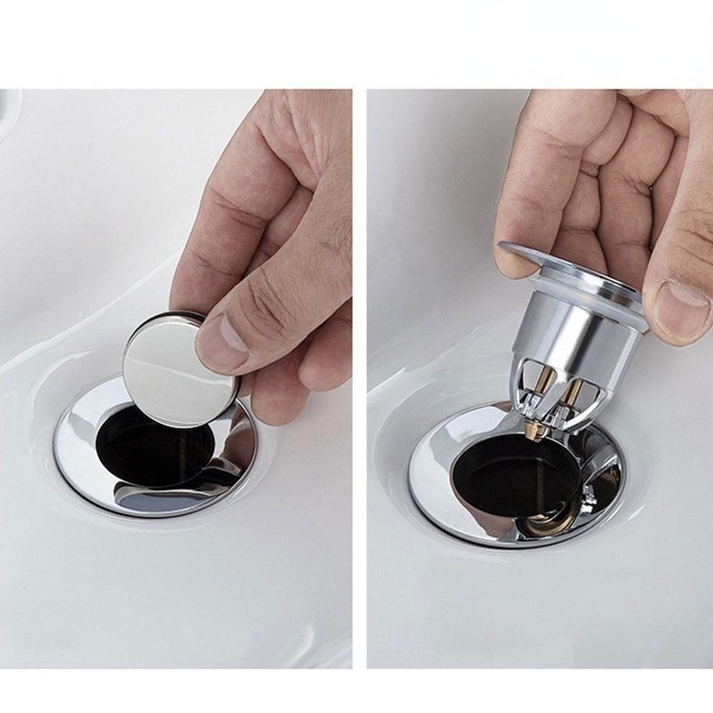 Универсальный сливной фильтр для раковины, сливной фильтр из нержавеющей стали, нажимной фильтр для раковины, преобразователь сливной трубы для раковины в ванной, фитинги Stonego