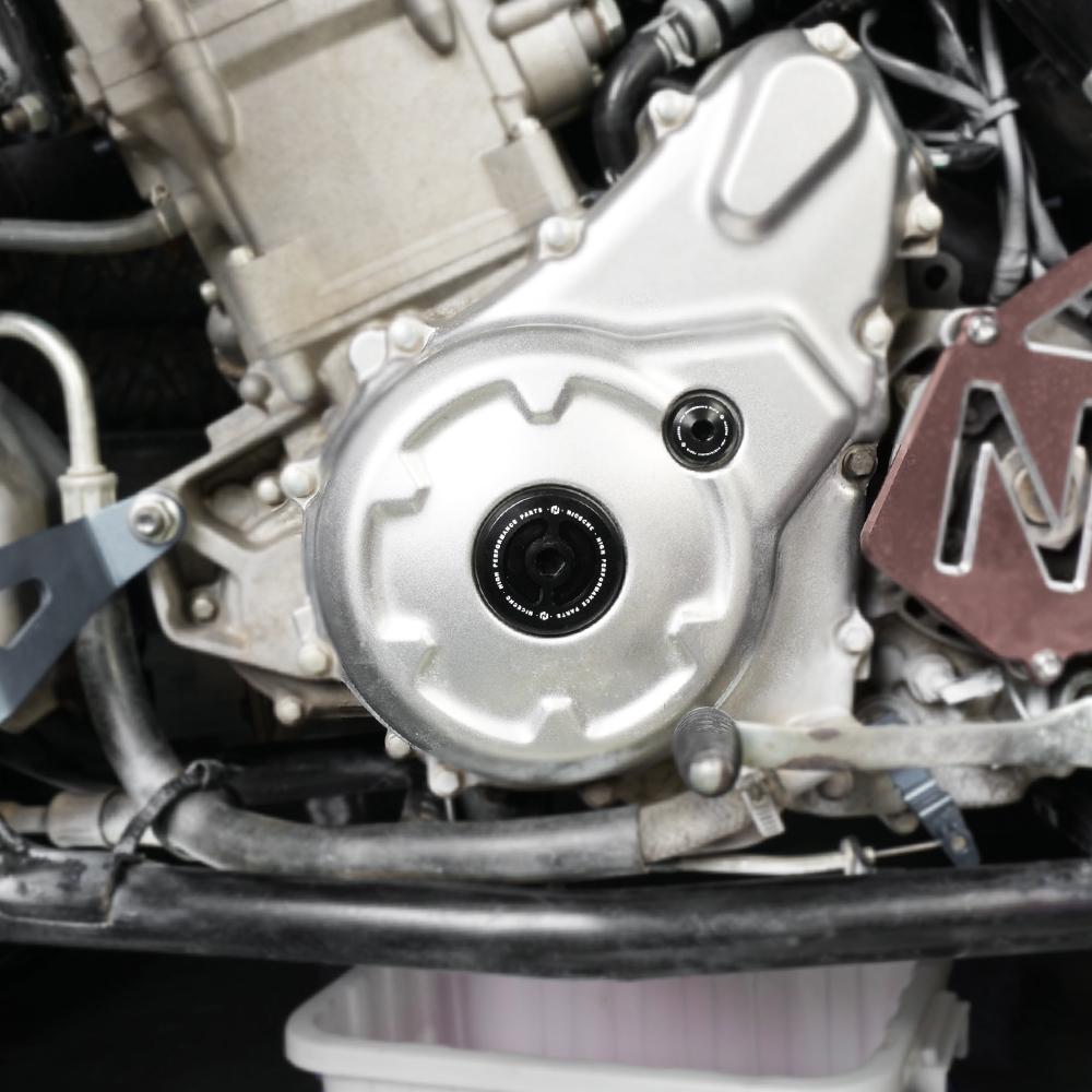 NICECNC Aluminum Crankcase Cover Plug For Yamaha Raptor 700 700R YFZ450R 450X YZ250F 450F 250FX 450FX WR250F 450F Grizzly Kodiak