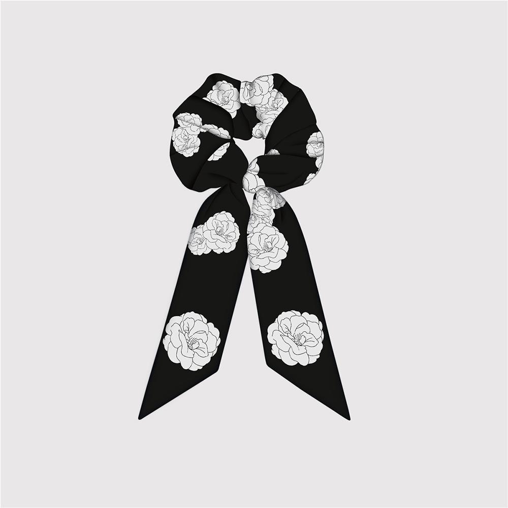 Элегантные шелковые большие резинки-скранчи, резинки для волос, женский шарф для волос, эластичные резинки для волос, завязки, держатель для хвостика, аксессуары для волос для девочек