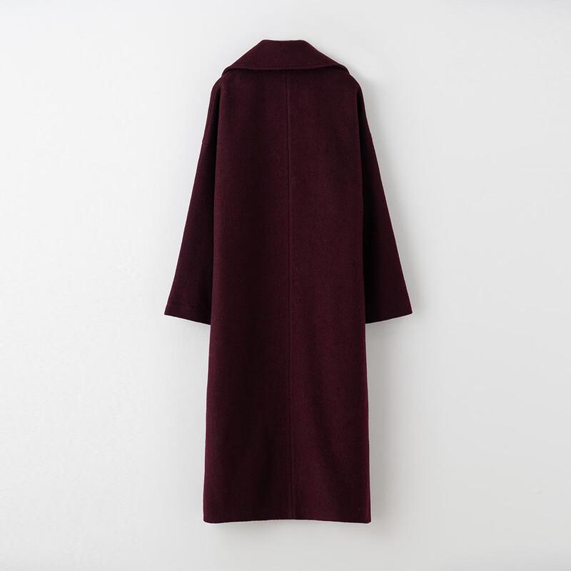 Snovefort Women's Wool Blend Lapel Spring Coat