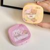 Портативный футляр для контактных линз Милый мультяшный бокс для контактных линз Дорожный набор для девочек Контейнер для хранения линз для красоты
