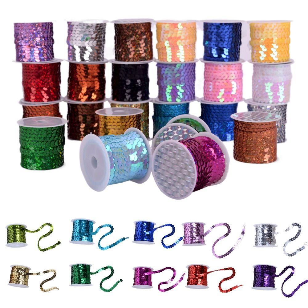 6mm Paillettes Shiny Decorative Lace Colorful Garment Ornament Crafts Cloth Accessory/Bags/Garment
