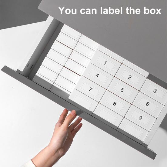 Кейс для хранения Многофункциональный откидной крышкой HIPS Пластиковый ящик для сортировки широкого применения для дома