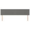 VidaXL 2x Headboards Bedroom Furniture Bed Accessories Single Bed Heads Interior Bed Frame Heads Light Grey 346173