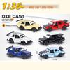 1:36 Huili Alloy Lada Model Car with Sound, Light, Pull-Back Action, and Three Opening Doors - Toy for Boys