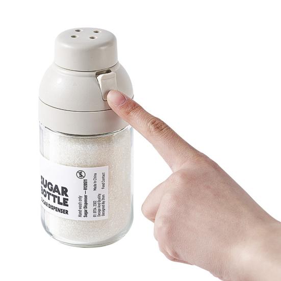 Стеклянная бутылка для соли и перца. Носик с несколькими отверстиями. Дозатор для приправ, не содержащий свинца. Герметичная крышка. Удобная ручка. Бутылка для приправ.