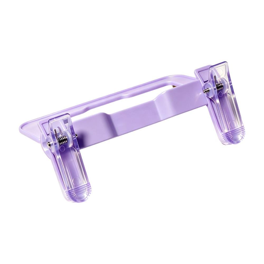 Stationery Dual-Head Clip Non-slip Adjustable Fixed Clip Book Page Holder for Hands-Free Use