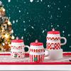 Creative Christmas Ceramic Cup Santa Claus Cartoon Cup High Precision Mug Gift Water Cup