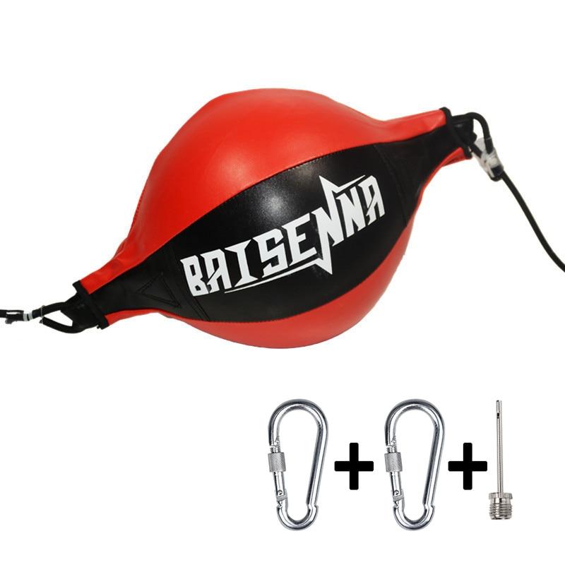 Боксерский мешок из искусственной кожи, груша, тренировочный мяч, скорость реакции, скорость, муай-тай, боксерский боксер для фитнеса, спортивное оборудование для тренировок