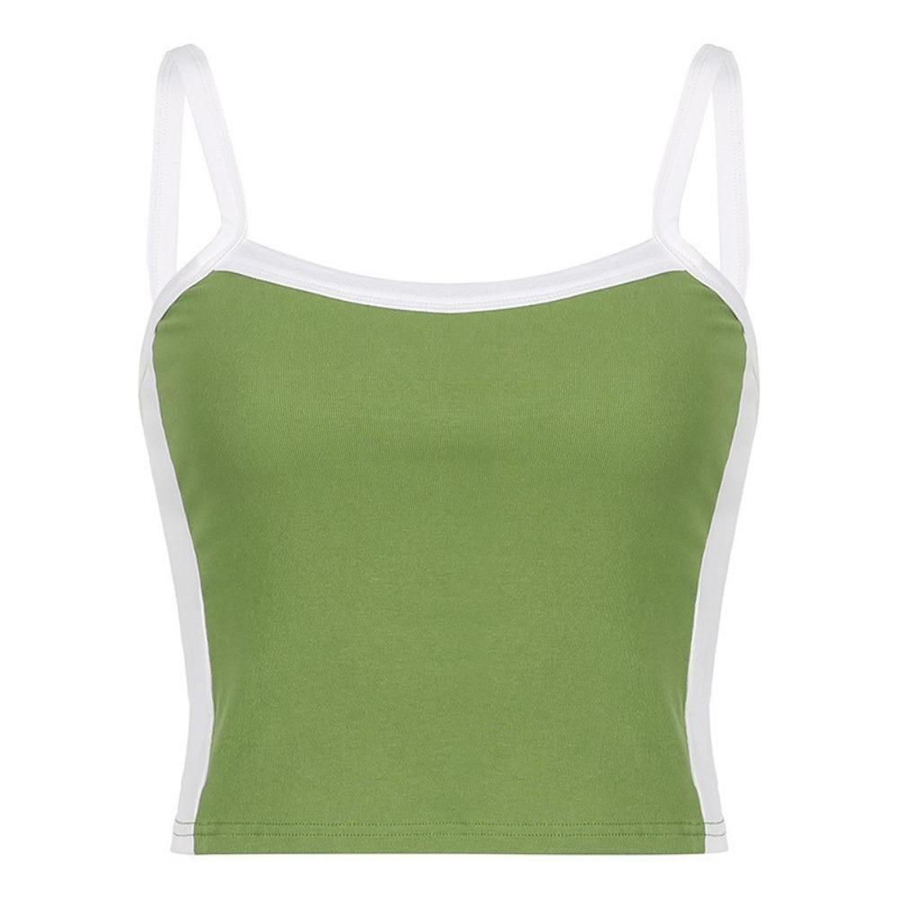 Spicy Girls Style Women's Short Vest Sweet Sleeveless Top Casual Slim Crop Top Lady