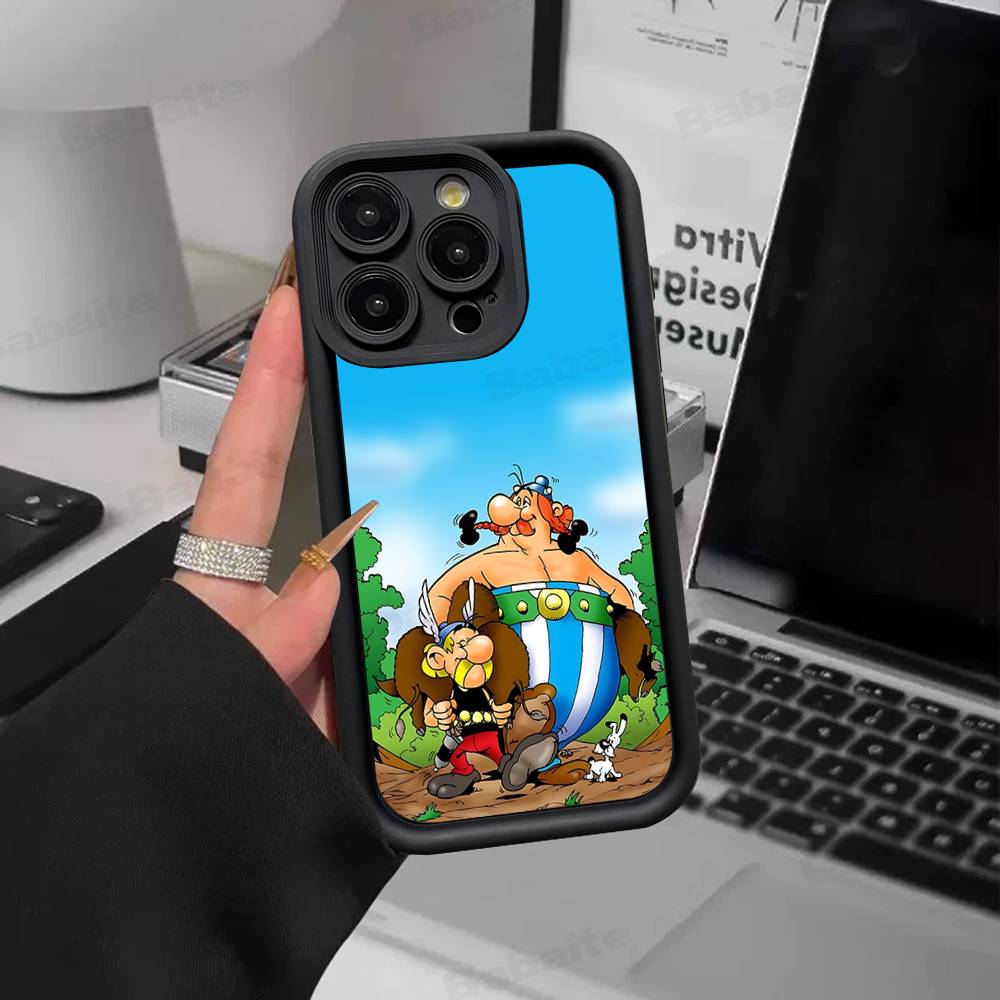 A-Asterix Et O-Obelix M-Manga Phone Case For IPhone 17 16 15 14 13 12 11 Pro Max Mini Plus Soft TPU Back Cover