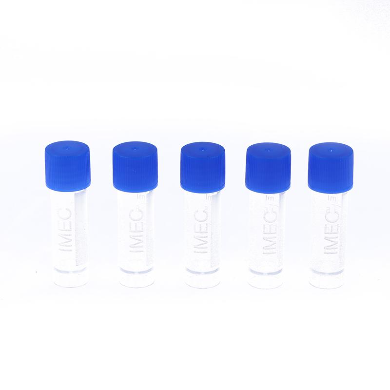 50Pcs 1.8Ml(2Ml) Plastic Graduated Cryovial Plastic Test Tube Freezing Tube Sample Cold Storage Tubes With Screw Cap