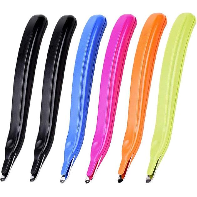 ZZTX 4 PCS Professional Magnetic Staple Remover Puller Staples Remover Staple Removal Tool for School Office Home 4 Colors