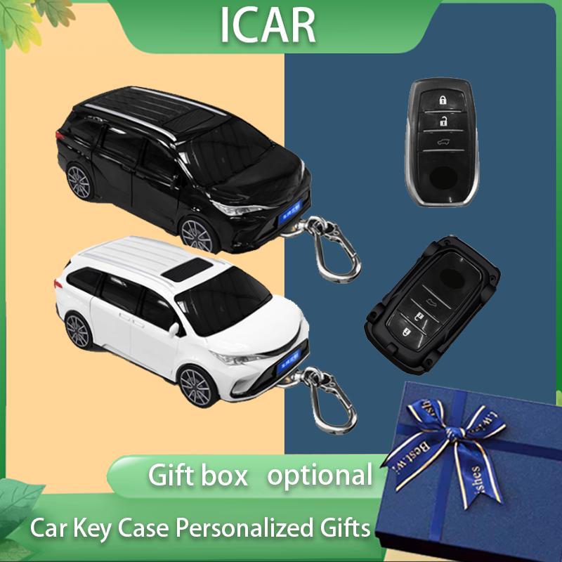 Для Toyota Sienna Чехол для ключей автомобиля Для Chr Hilux Fortuner Land Cruiser 200 Camry Corolla Crown Мужской Креативный Подарок Аксессуары
