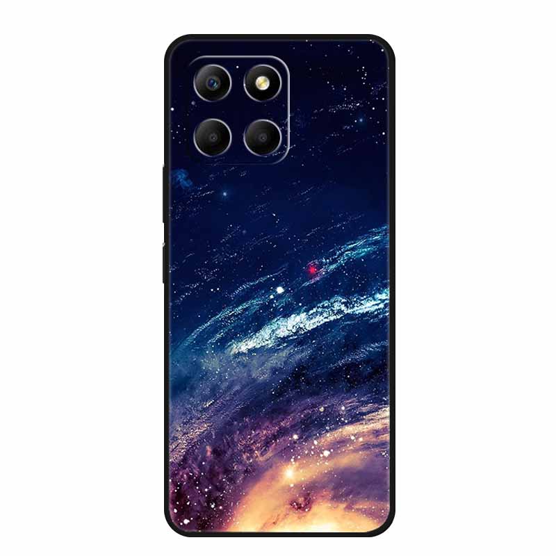 Чехол для телефона Honor X7d 5G 2025 Задняя крышка Чехол X 7 d Ударопрочный Черный Силикон Мягкий Чехол Для Honor 400 Smart Play 10T 5G Чехол