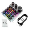 Программируемая ro Клавиатура 16 клавиш 3 ручки Игровая клавиатура с проводным USB+ Режим Регулятор громкости