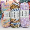 6pcs Gradient Super Bulky Yarn for Blankets Jumbo Polyester Bundle (1.14kg) - Extra Thick Multicolor DIY Knitting Crochet Kit for Chunky Home Decor