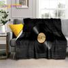 3D Vinyl Record Music DJ Screen Tape Soft Blankets,Keep Warm Throw Blanket Comfortable Blanket for Picnic Beds Sofa Home Bedroom