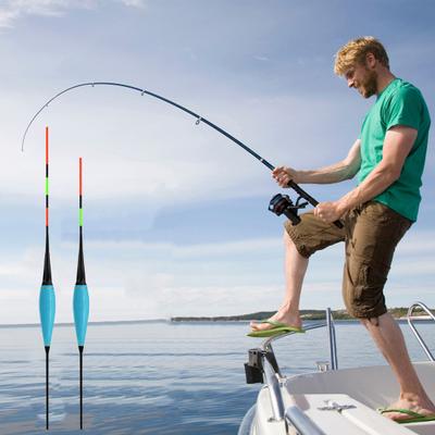 Светящийся поплавок для рыбалки с распознаванием поклевки Изменение цвета Высокая видимость Водонепроницаемый электрический поплавок для дальнего заброса Морская пресноводная рыбалка