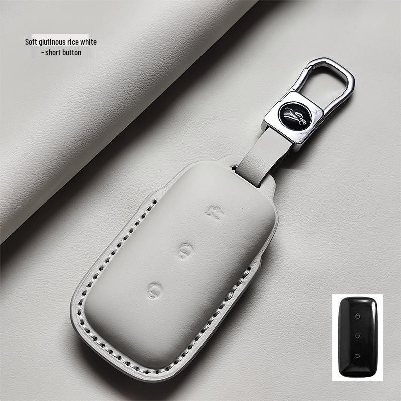 Чехол для ключа Geely Galaxy E5: Натуральная кожа для Starship 7emi/L6 Dragon Soaring/L7/e8.