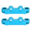 2Pcs RC Metal Upper Suspension Arm Mount for Tamiya TT02 1/10 RC Car Upgrade PartsBlue