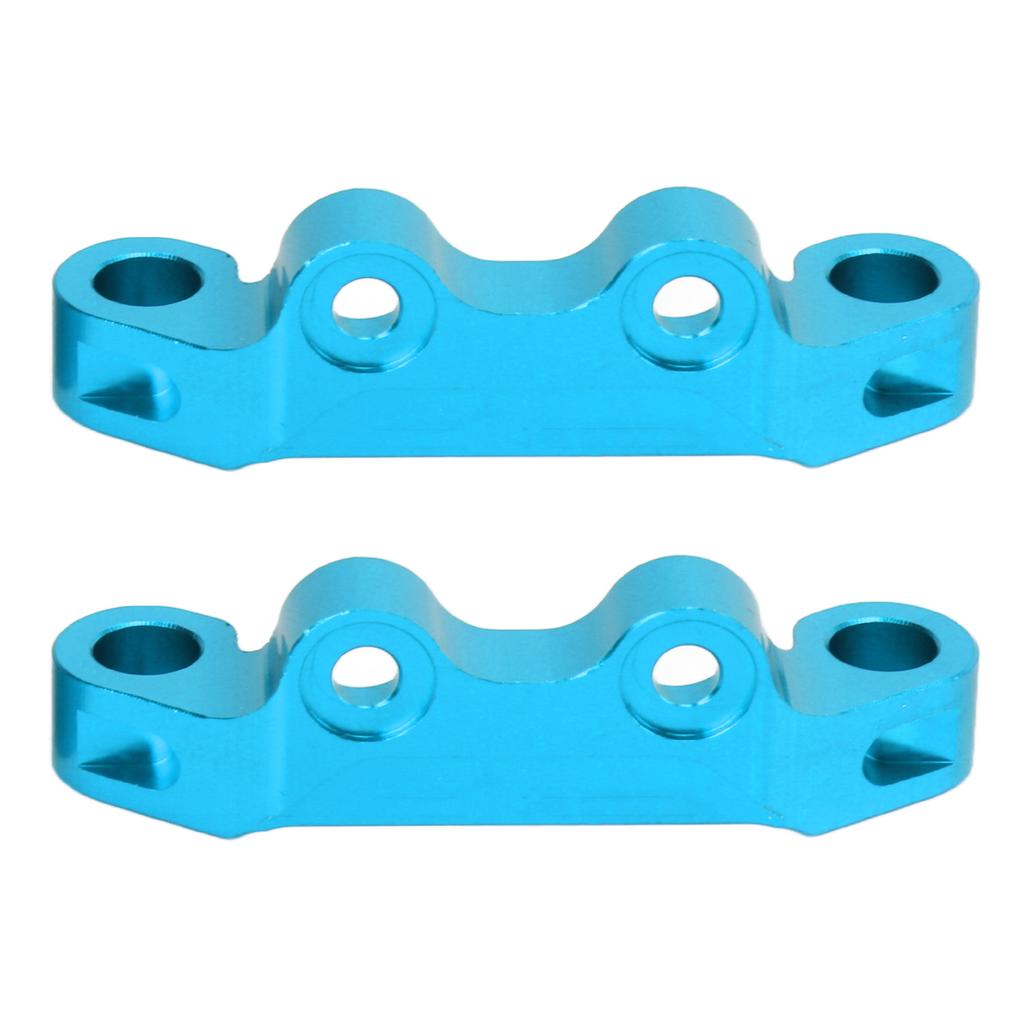2Pcs RC Metal Upper Suspension Arm Mount for Tamiya TT02 1/10 RC Car Upgrade PartsBlue